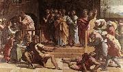 RAFFAELLO Sanzio The Death of Ananias Spain oil painting artist